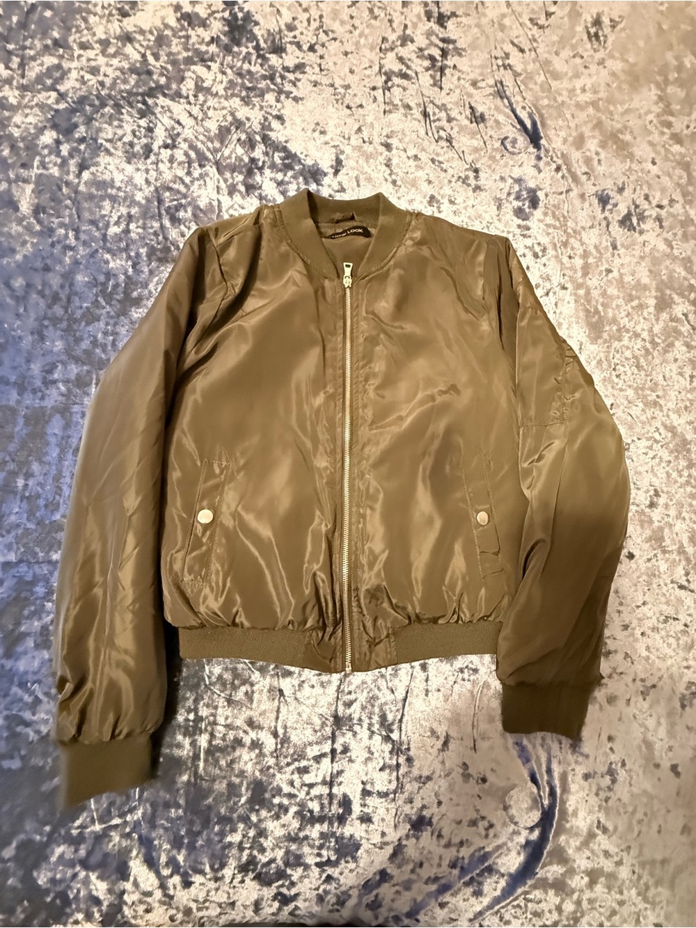 New Look Olive Green Bomber Jacket